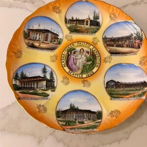 Alaska-Yukon-Pacific Exposition Souvenir Plate